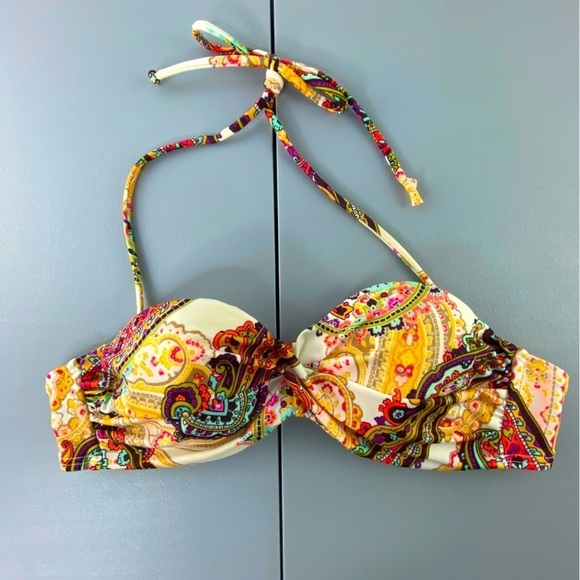 Victoria’s Secret boho paisley print bikini top, 34A - Picture 3 of 13